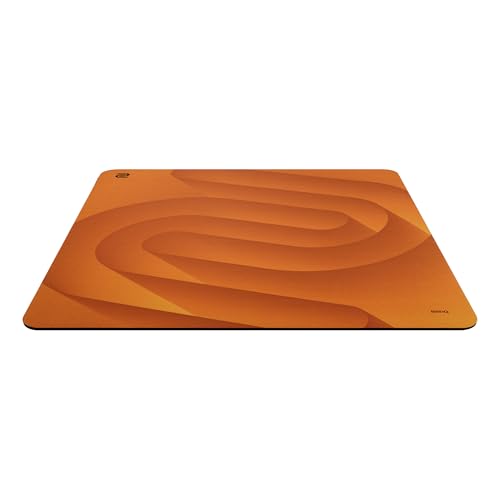 Tapis de souris gaming BenQ Zowie H-SR-SE Orange pour corriger les glissements et viser juste