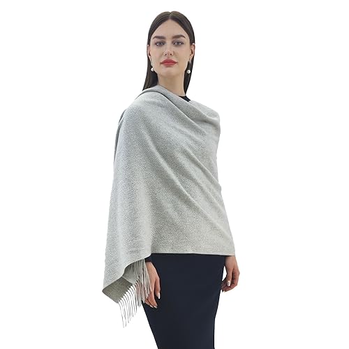DANA XU 100% Cashmere Wrap Wool Extra Large Pashmina Shawl Scarf for Women Winter Oversized Floral Blanket4