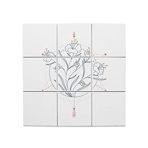 Carreaux céramique décoratif 15,2x15,2 cm de qualité premium esprit ésotérisme