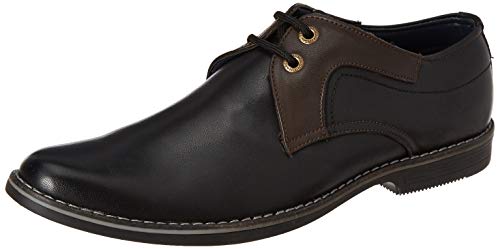 Image of Centrino Mens Formal Shoes |Elegant Lace Up Derby for Business & Casual Wear | Premium Craftsmanship for a Stylish & Sophisticated Look | Cushioned Insole for All-Day Comfort & Support