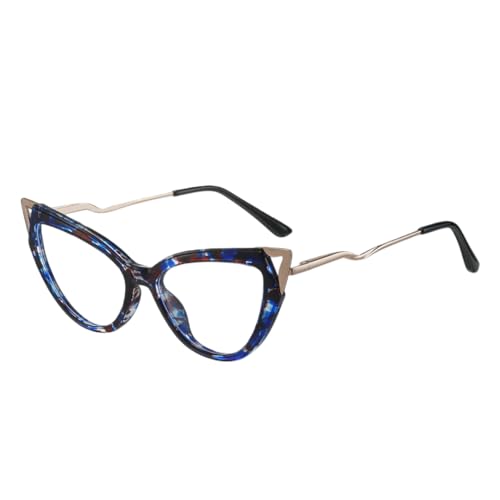 Gafas de sol de leopardo antiluz azul TR90 montura ojo de gato para mujer que lee pantallas
