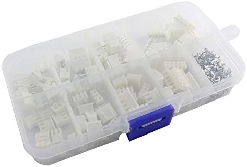 Partstock 230pcs XH 2.54mm 2/3/4/5 Pin JST Connector Male/Female Wire Cable Header Housing Adaptor Terminal Kit