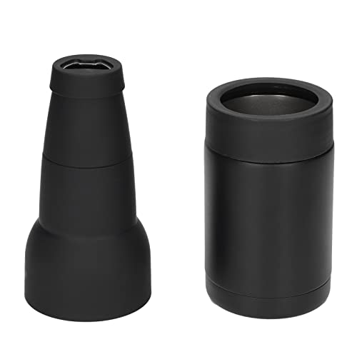Aislamiento Al Vacío Lata de Tanque de Aislamiento de Acero Inoxidable de Doble Pared con Abridor de Botellas, que Incluye Aislamiento Térmico contra el Frío y Cubierta de (BLACK)