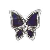 [ROQUE] 軟骨ピアス ボディピアス キャッチ 変化バタフライ(1個売り) 14G・12G用 シルバー/スモール