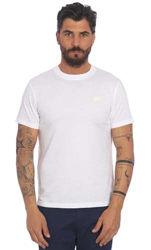 T-shirt Sun68 pour homme en coton crème idéal pour le week-end
