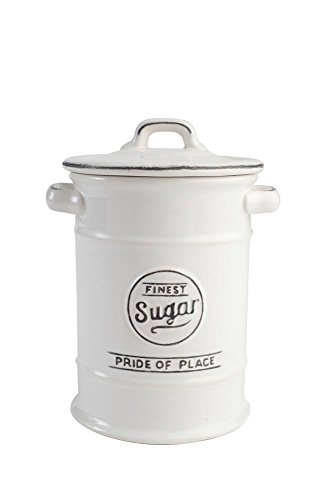 T&G Woodware Pride of Place British Sugar Jar, White by T&G Woodware