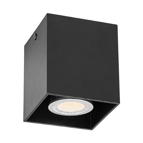 Arcchio Deckenlampe Carson (Modern) in Schwarz aus Aluminium (1 flammig,...