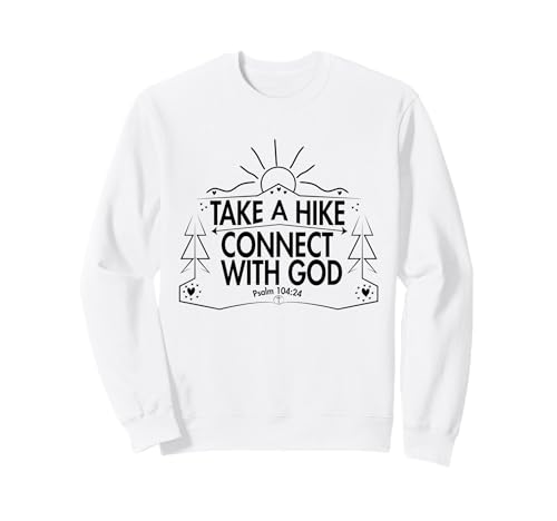 Take a Hike and Connect with God Spiritual Nature print �g���[�i�[