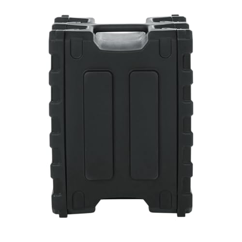 Gator Cases Pro Series Rotationsgeformtes 6U Rack-Gehäuse mit Flacher 13-Tiefe; (G-PRO-6U-13), Schwarz