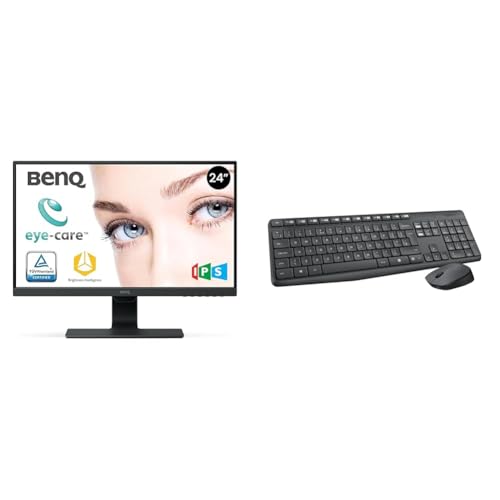 Image of BenQ GW2480 24 inch (60 cm) 1920 x 1080 IPS Full HD| HDMI & DP Ports| Ultra-Slim Bezel Monitor- Eye Care