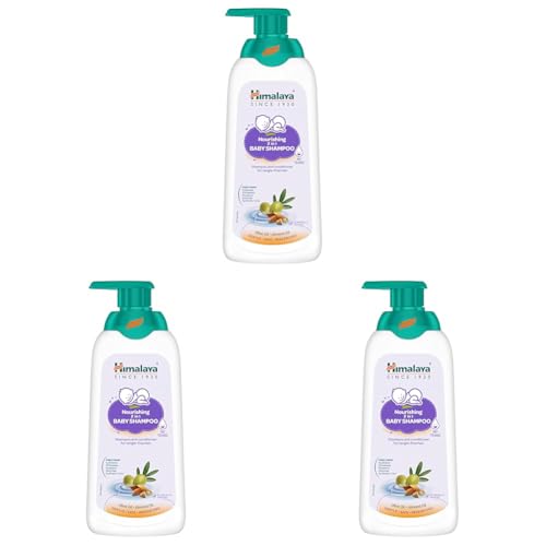 Image of Himalaya 2-in-1 Nourishing Baby Shampoo+Conditioner (400ml) (Pack of 3)