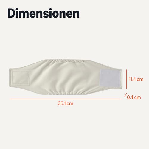 Amazon Basics Hundewindeln, waschbar, für Rüden, Größe XS, 3 Stück