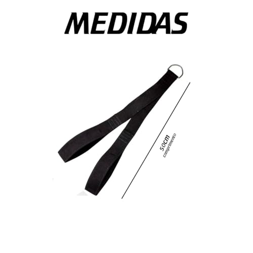 Puxador Fita De Tríceps Com Pegada Corda Pulley Academia Nilon Musculação Fitness Alça Biceps Pilate