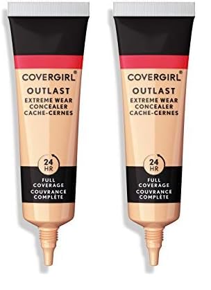 COVERGIRL Outlast Extreme Wear Concealer, Fair Ivory 800 (Pack of 2)