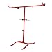 Gelacie Universal Spray Paint Stand Adjustable Up to 21 LBS T-Bar Rack Suitable for Bumpers, Guards, Fenders, Spoilers Auto Body Repair Tool Panel Steel Powder Coated Red