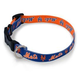 Collier pour chien New York Mets partagez votre passion de l'équipe WinCraft blanc taille L