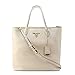 Prada White Leather Shopping Bag/Shoulder Bag/Handbag
