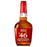 Maker's Mark 46 Kentucky Bourbon Whisky - Aged in American Oak Barrels & 10 Seared French Oak Staves - Caramel & Vanilla Notes - Perfect in an Old Fashioned- 70cl
