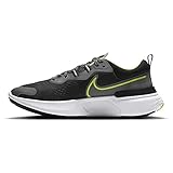 Para hombre Nike React Miler 2-Zapatillas de Deporte, Running Hombre, Gris Ahumado, voltios Negros, 41 EU