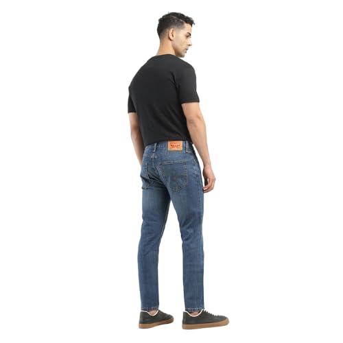 Image of Levi's Men's 512 Mid Rise Fitted Jeans Indigo
