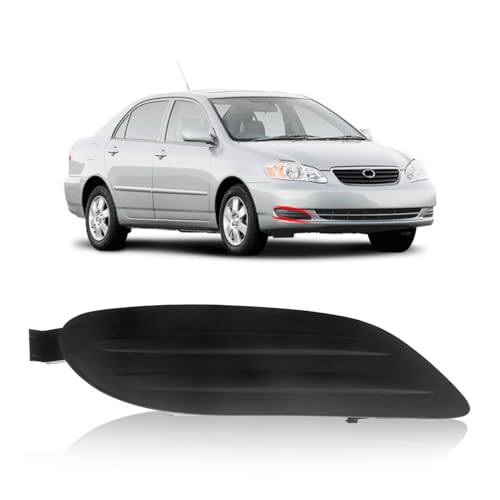CarPartsDepot Front Right Passenger Side Fog Light Cover 2005-2008 Compatible With Toyota Corolla Sedan 5212702170 TO1039107