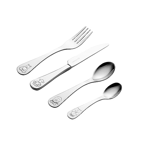 Viners Jungle 4 Piece Kids Cutlery Set