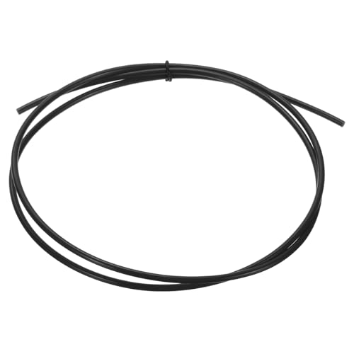 sourcing map 1M/3.3ft PTFE Tube,1.6mm IDx3.2mm OD PTFE Tubing,Black