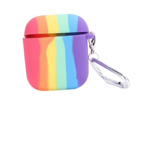 Homoyoyo Caja Funda Protectora De Plástico Diseño De Arcoíris Compatible 1/2 Fácil De Llevar