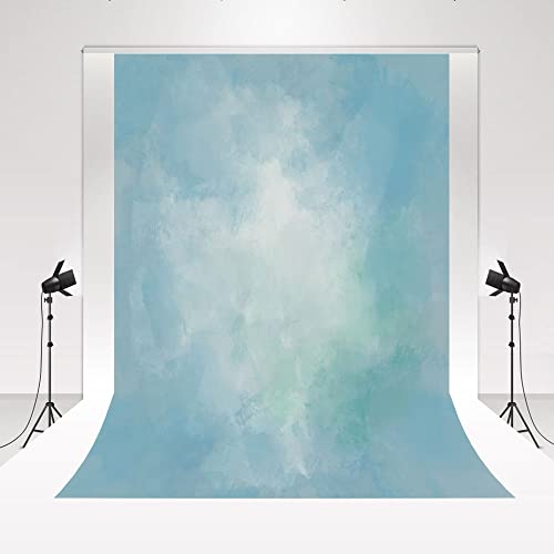 Kate Baby Blue Gradient Art Photo Studio Background 1.5x2.2m/5x7ft, B1044538