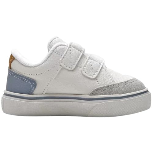 Tênis Infantil Klin Freestyle Baby Branco/Azul Cor:Branco;Tamanho:21