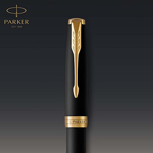 Penna Rollerball Parker Sonnet | lacca nera opaca