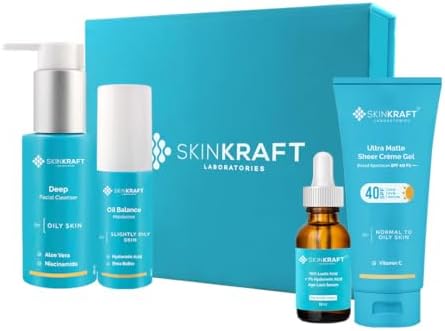 SkinKraft Oily Skin Regimen | 4 Step Routine For Daily Radiance