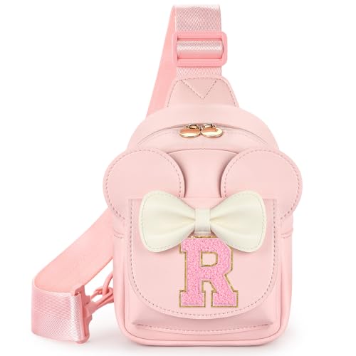 Image of Mibasies Sling Bag for Girls Gift, Toddler Girl Toys, Solid Pink R | Cute Design, Adjustable Strap, Premium Durable Materials, Ideal Gift for Girls 4-6 for Birthdays, Christmas & Holidays
