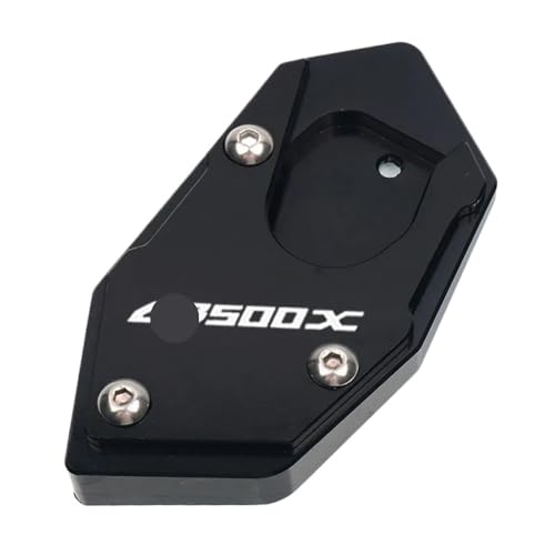 Support latéral moto CB500X stationnement sécurisé en camping et chemins terre pad CNC