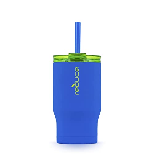Reduce 14 Oz Coldee Tumbler – Reusable Vacuum Insulated Stainless Steel Cup With Straw And Lid – Small And Perfect For Kids – Gripster Finish, Alien #TOP7