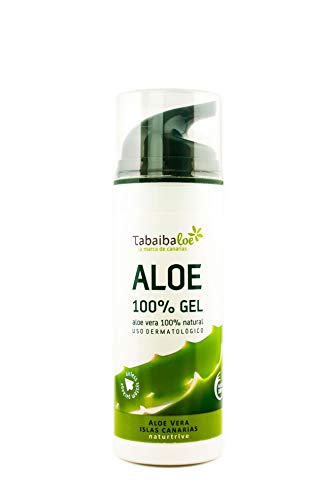 TABAIBA Aloe vera Gel 100% Aloe Vera 150 ml Tabaibaloe