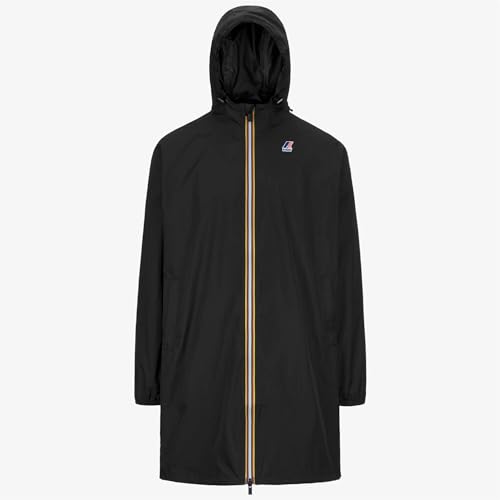 K-Way Le Vrai 4.0 Eiffel East (FR/ES, Alpha/lettres, XS, Taille normale, Taille normale, USY BLACK PURE)