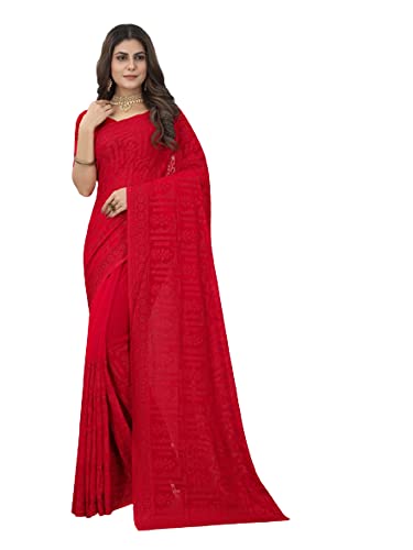 Georgette indienne de fête pour femme : le raffinement traditionnel 8777