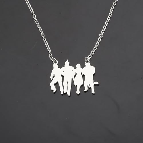 FEELMEM Movie Inspired Gifts Characters Pendant Necklace Inspired Gift for Women (Necklace)4