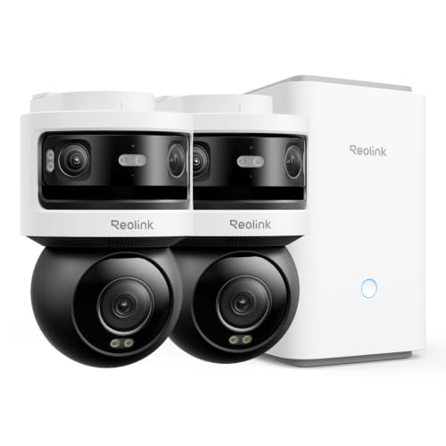 Image of REOLINK Home Hub Pro with 2X OMVI 3i WiFi, 10MP+8MP 4K, Triple-Lens