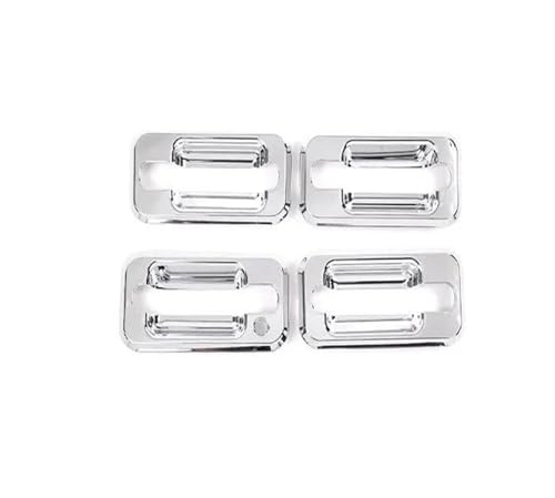 Manija exterior de puerta para Hummer H2 2003-2009, accesorio embellecedor negro mate