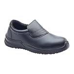 Blackrock Slip-On Safety Shoes, Mens Womens Steel Toe Cap, Chef, Nursing, Orthopedic, Non-Slip Work Shoes, Work Utility Footwear, Hygiene, Catering, Kitchen Anti-Slip - Size 10