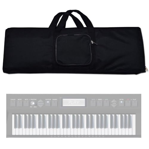 Image of MOCKING BIRD 61 Keys Padded Keyboard Bag -Compatible with Yamaha PSR-F52, F51, E263 & Casio CTK 2550, CTK 3500, CT-S200, CT-S300 - 38-Inch Waterproof Piano Cover with Extra Pocket