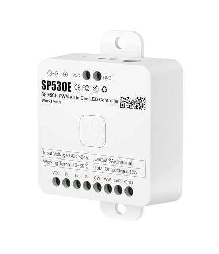 Contrôleur LED WS2812B SK6812 SP530E gradateur PWM pour bandeau Pixel RGBW