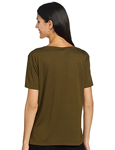 Image of Marks & Spencer Women's Regular T-Shirt (T41 8916K Dark Khaki 4XL)