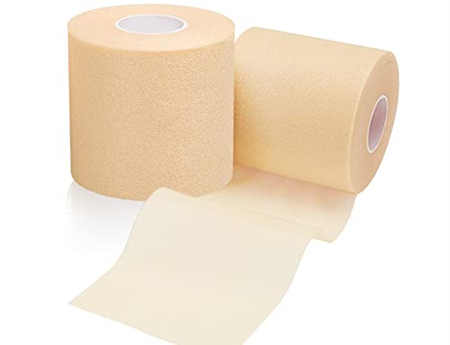 2 Rollos Tape Vendaje Deportivo, 27m x 7 cm Vendaje de Esponja Deportiva,...