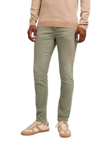 JACK & JONES Jjiglenn Jjoriginal Sq 913 Noos Pantalones Vaqueros, Deep Lichen Green, 31W / 36L Hombres