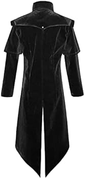Generisch Winterjas voor heren, slim middeleeuws, retro, Halloween