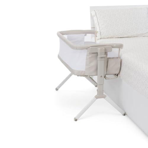 Chicco Next2Me Armonia, Culla Neonato Fianco Letto, Spondina Apribile, 11 Livelli Di Altezza, Altezza Regolabile Da 66 Fino A 83 Cm, 4 Ruote, Ottima Circolazione Dell’Aria, Bianco - 8