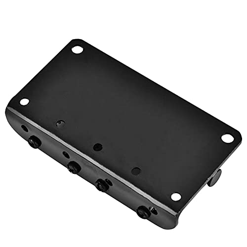 Vgeby VGEBYBD94WHF8G7-02 Bass Bridge, Metal Four String Bass Bridge Professional Guitar Bass Bridge Comes With Screws And Hex Wrench For 4 String Electric Bass Guitar (Black) Bass Bridge thumb #8